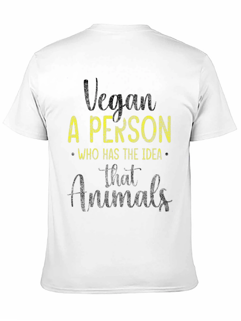 Vegan Graphic Tee - Animals T-Shirt