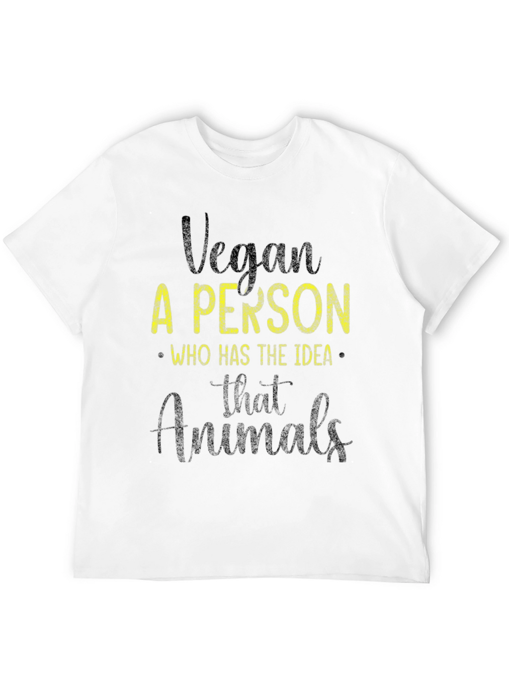 Vegan Graphic Tee - Animals T-Shirt