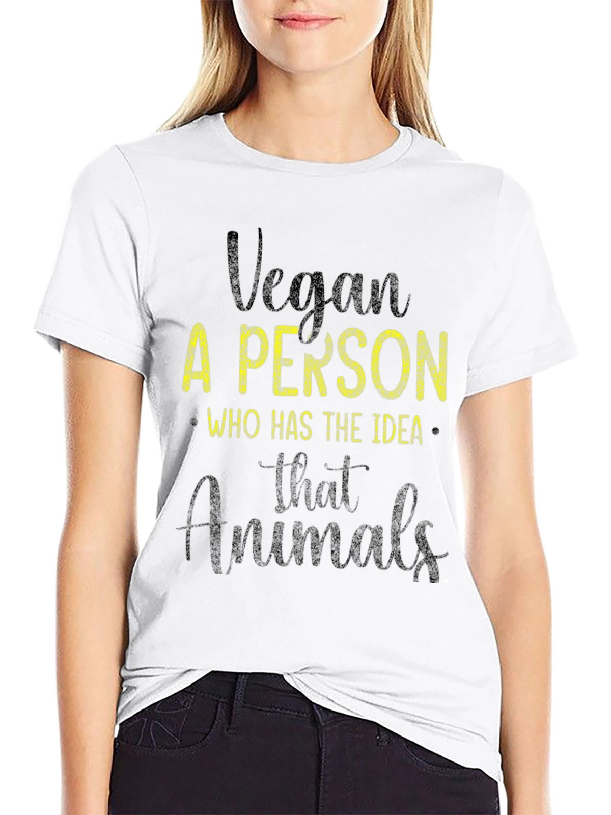 Vegan Graphic Tee - Animals T-Shirt
