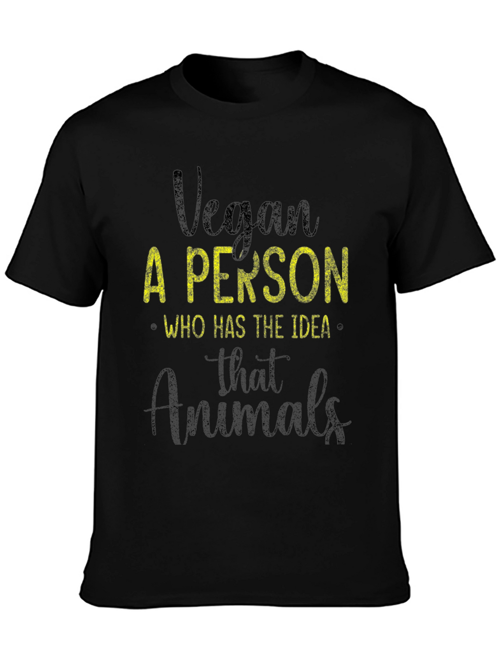 Vegan Graphic Tee - Animals T-Shirt