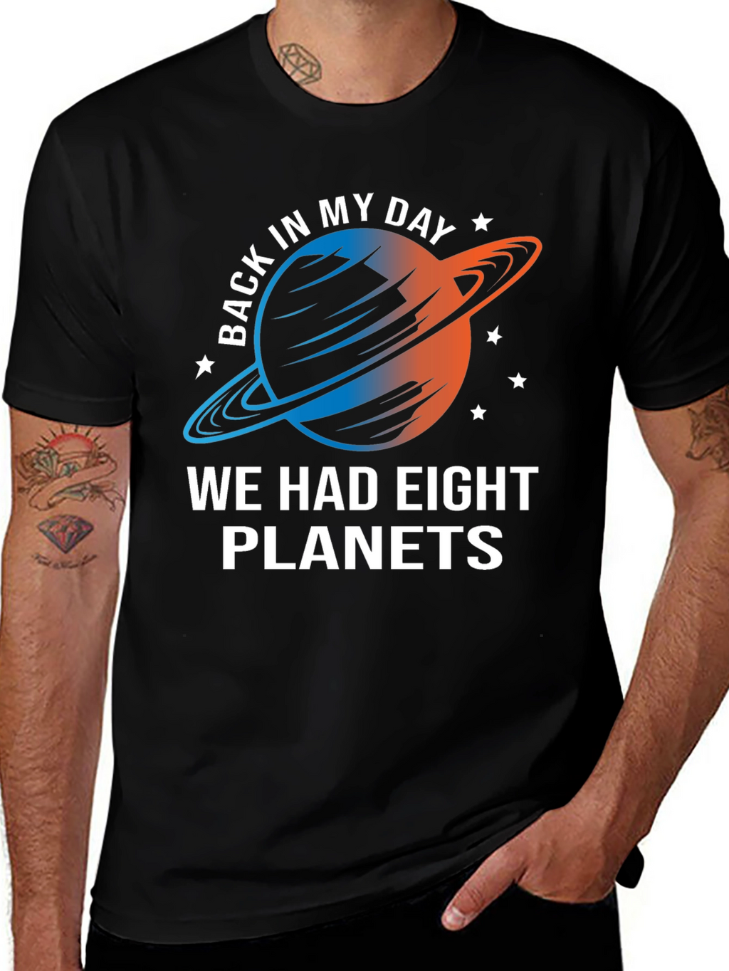 Eight Planets T-Shirt - Retro Space Tee