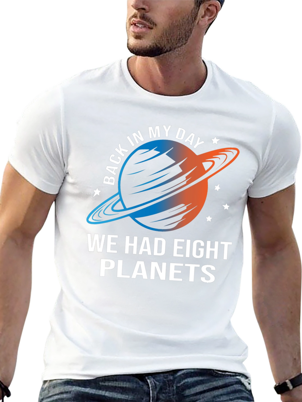 Eight Planets T-Shirt - Retro Space Tee