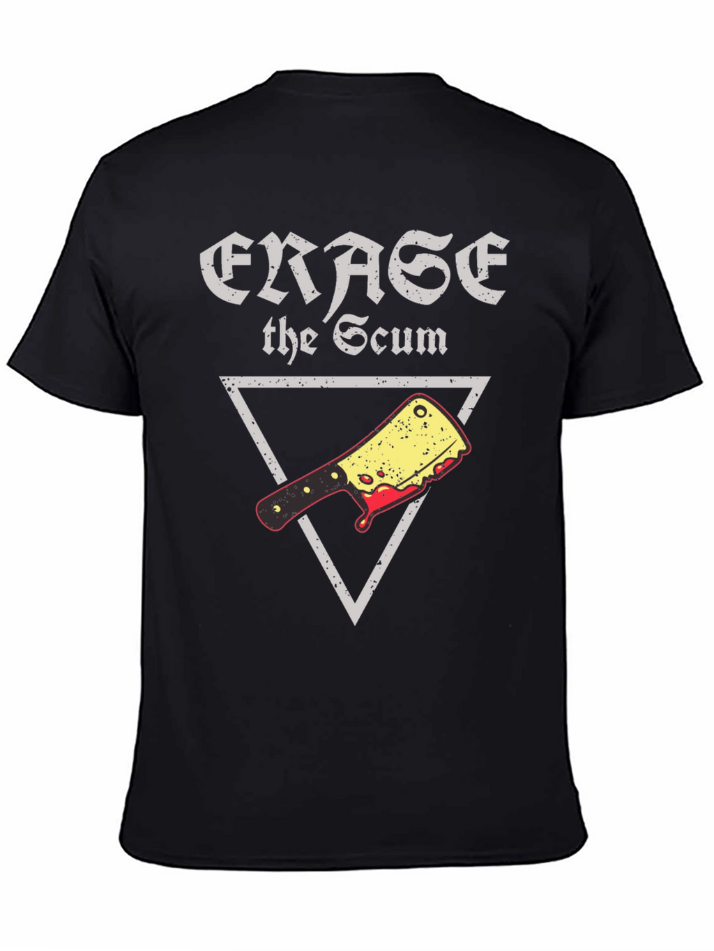 Erase the Scum Graphic Tee - Butcher Cleaver T-Shirt