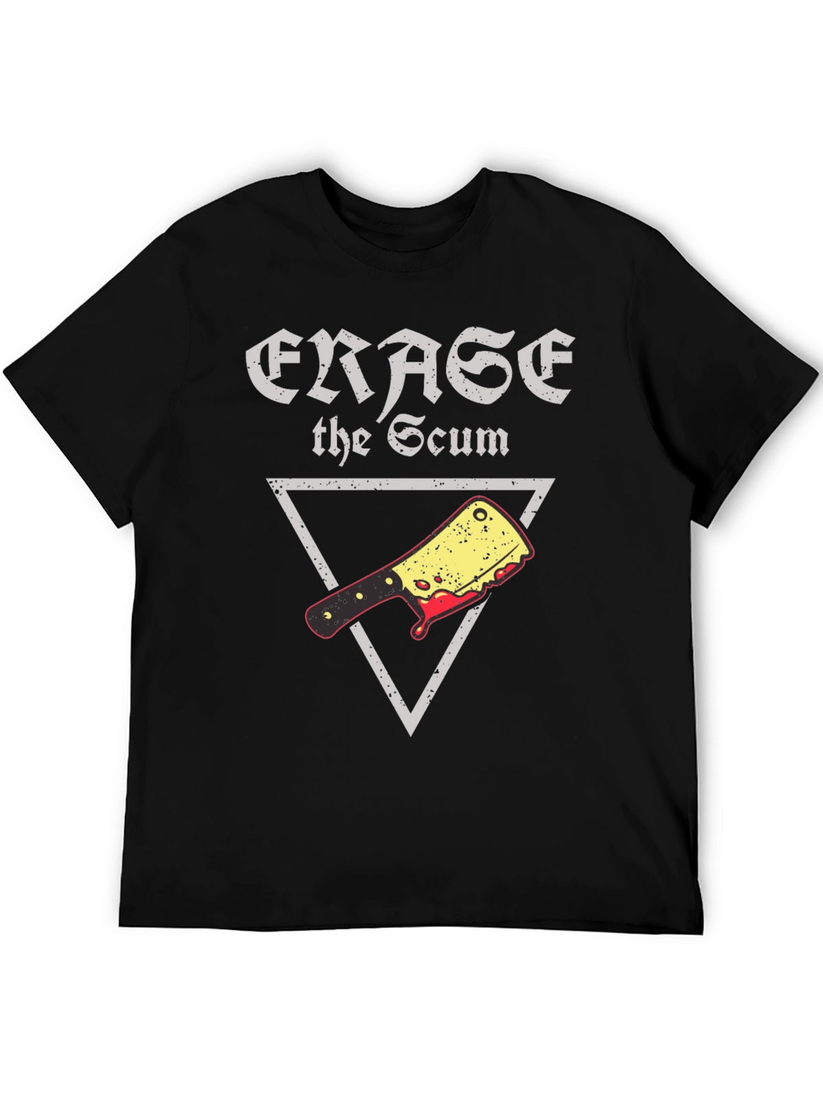 Erase the Scum Graphic Tee - Butcher Cleaver T-Shirt