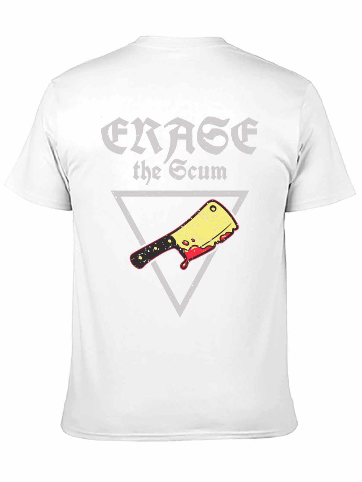 Erase the Scum Graphic Tee - Butcher Cleaver T-Shirt