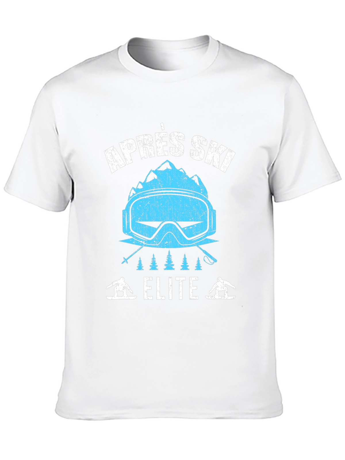Après Ski Elite Graphic Tee - Black Cotton T-Shirt
