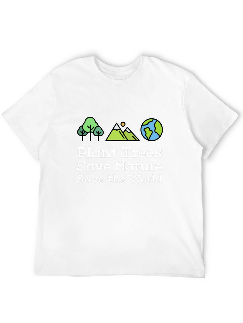 Eco-Friendly Plant Trees Save Nature Graphic T-Shirt
