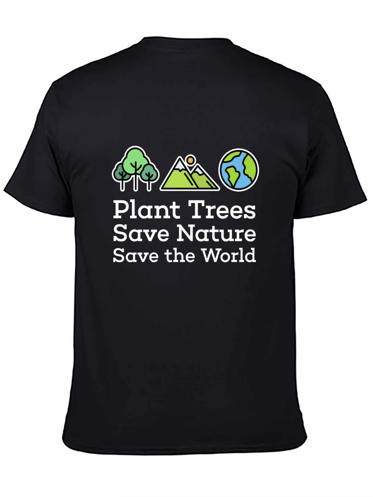 Eco-Friendly Plant Trees Save Nature Graphic T-Shirt