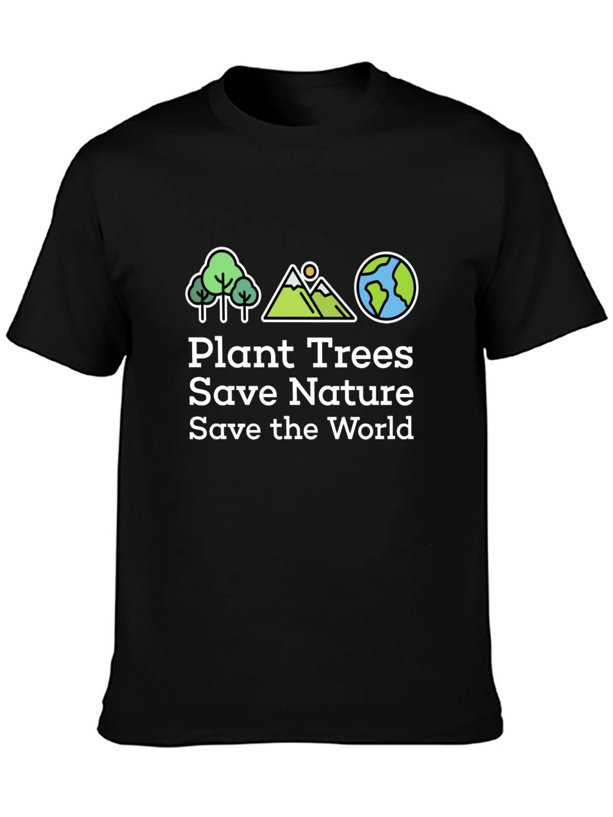 Eco-Friendly Plant Trees Save Nature Graphic T-Shirt