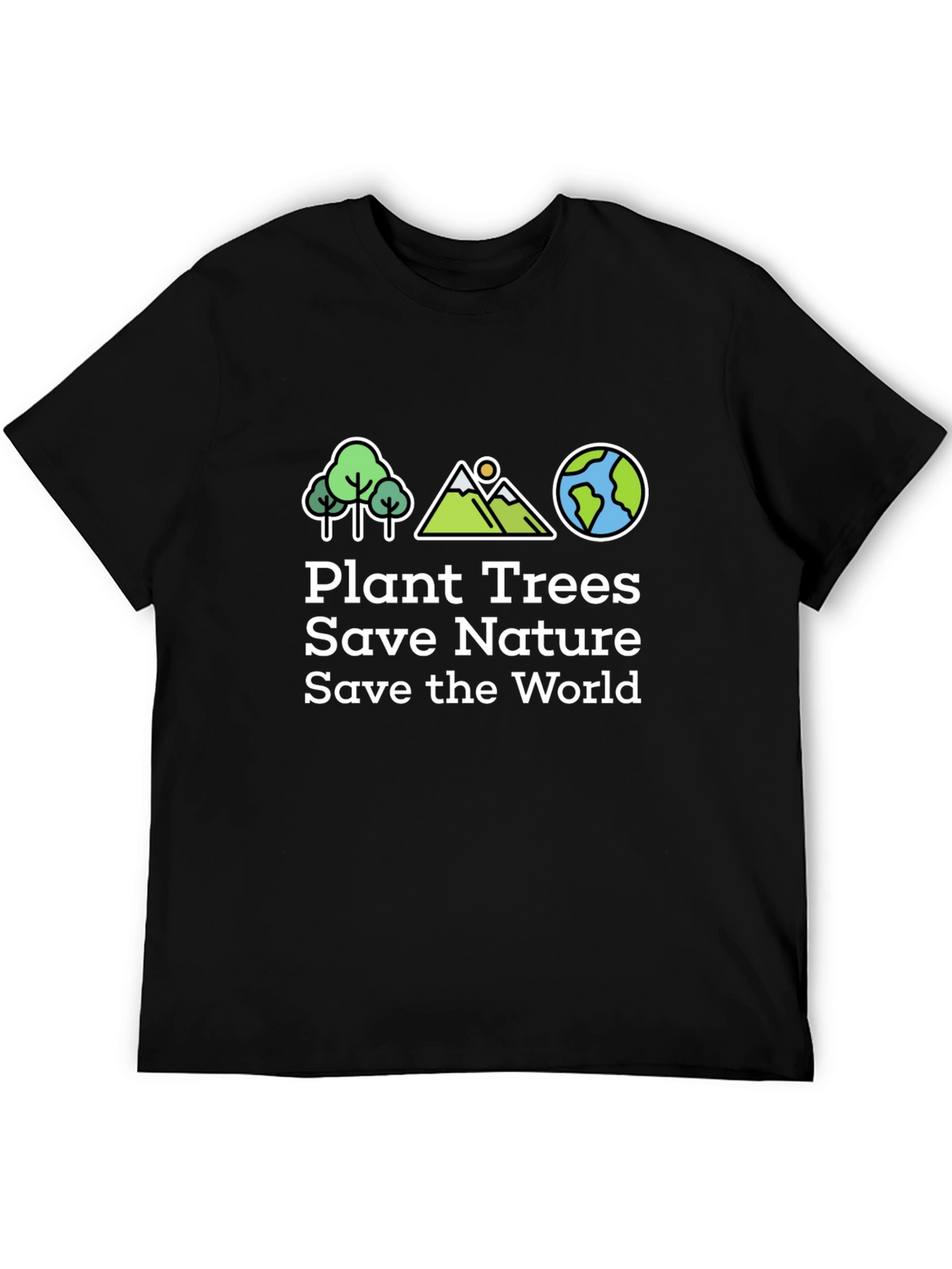 Eco-Friendly Plant Trees Save Nature Graphic T-Shirt