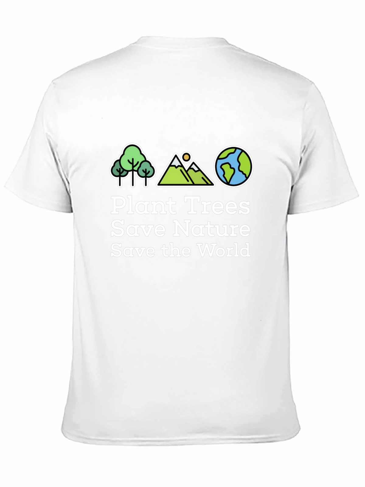 Eco-Friendly Plant Trees Save Nature Graphic T-Shirt
