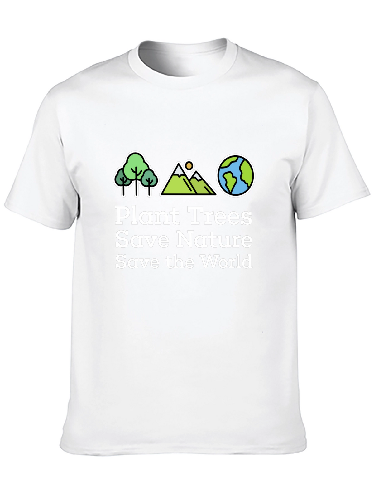 Eco-Friendly Plant Trees Save Nature Graphic T-Shirt