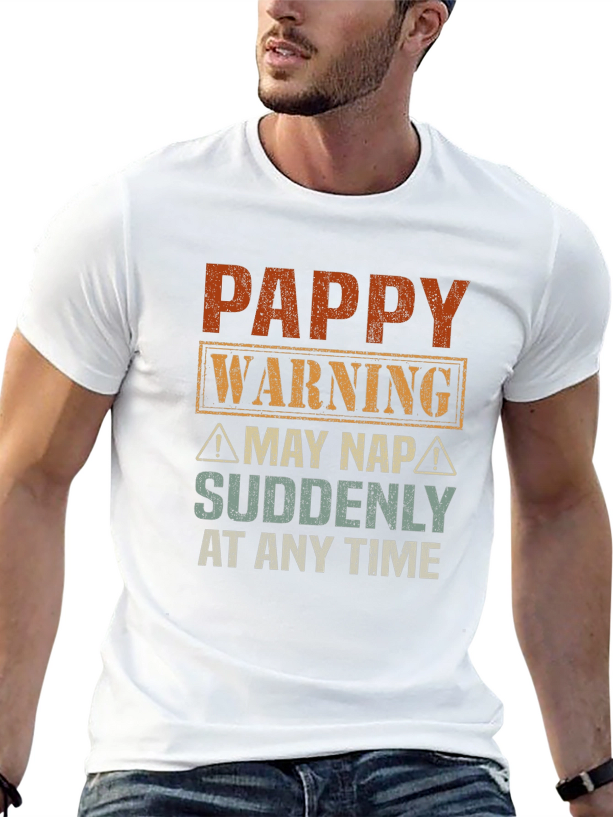 Pappy Warning Funny Graphic T-Shirt
