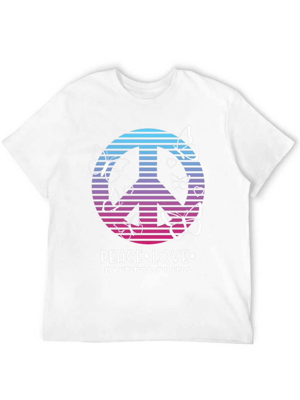 Peace Love Butterflies T-Shirt