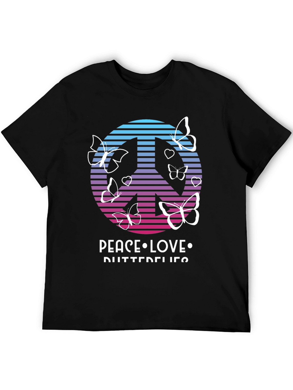 Peace Love Butterflies T-Shirt