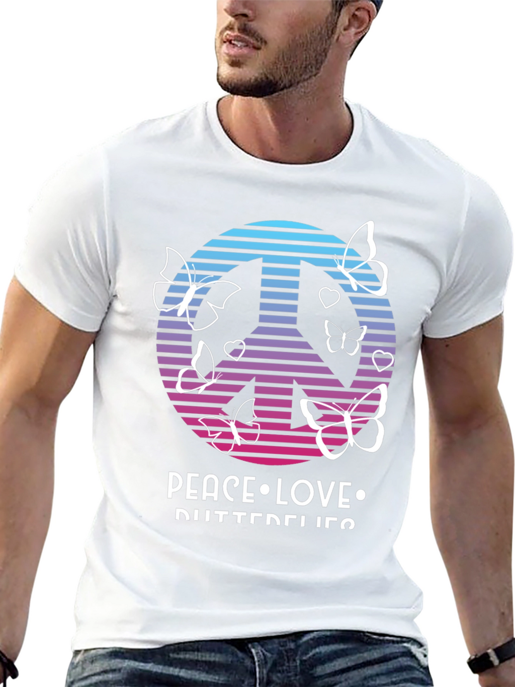 Peace Love Butterflies T-Shirt