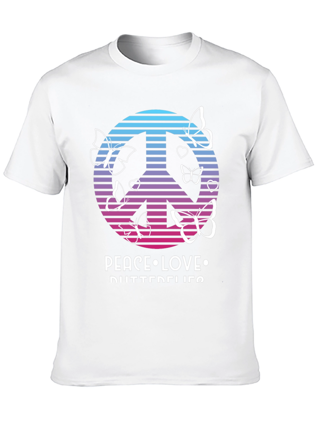 Peace Love Butterflies T-Shirt