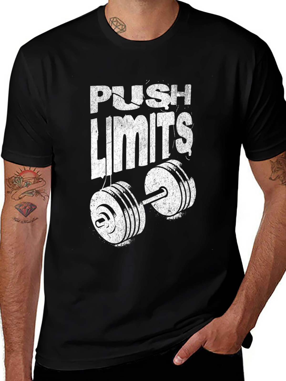 Push Limits Graphic T-Shirt - Fitness Apparel