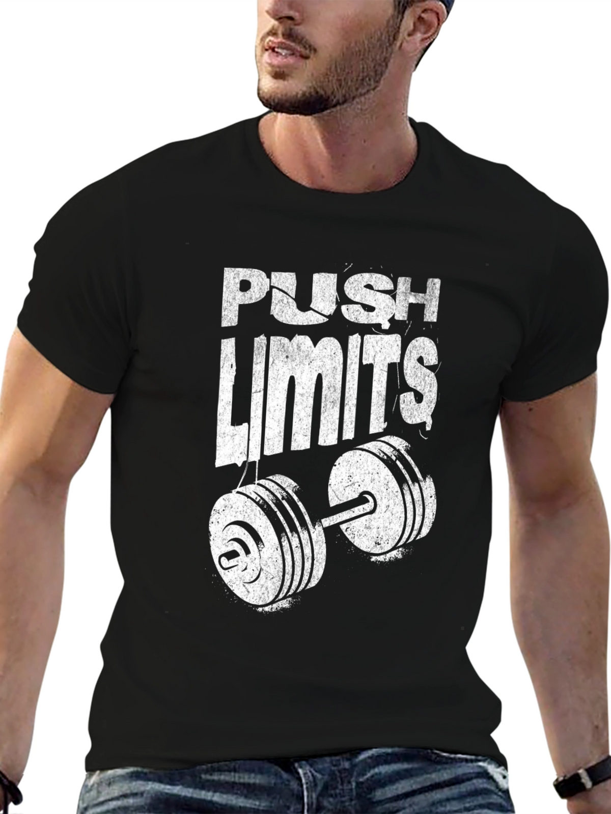 Push Limits Graphic T-Shirt - Fitness Apparel