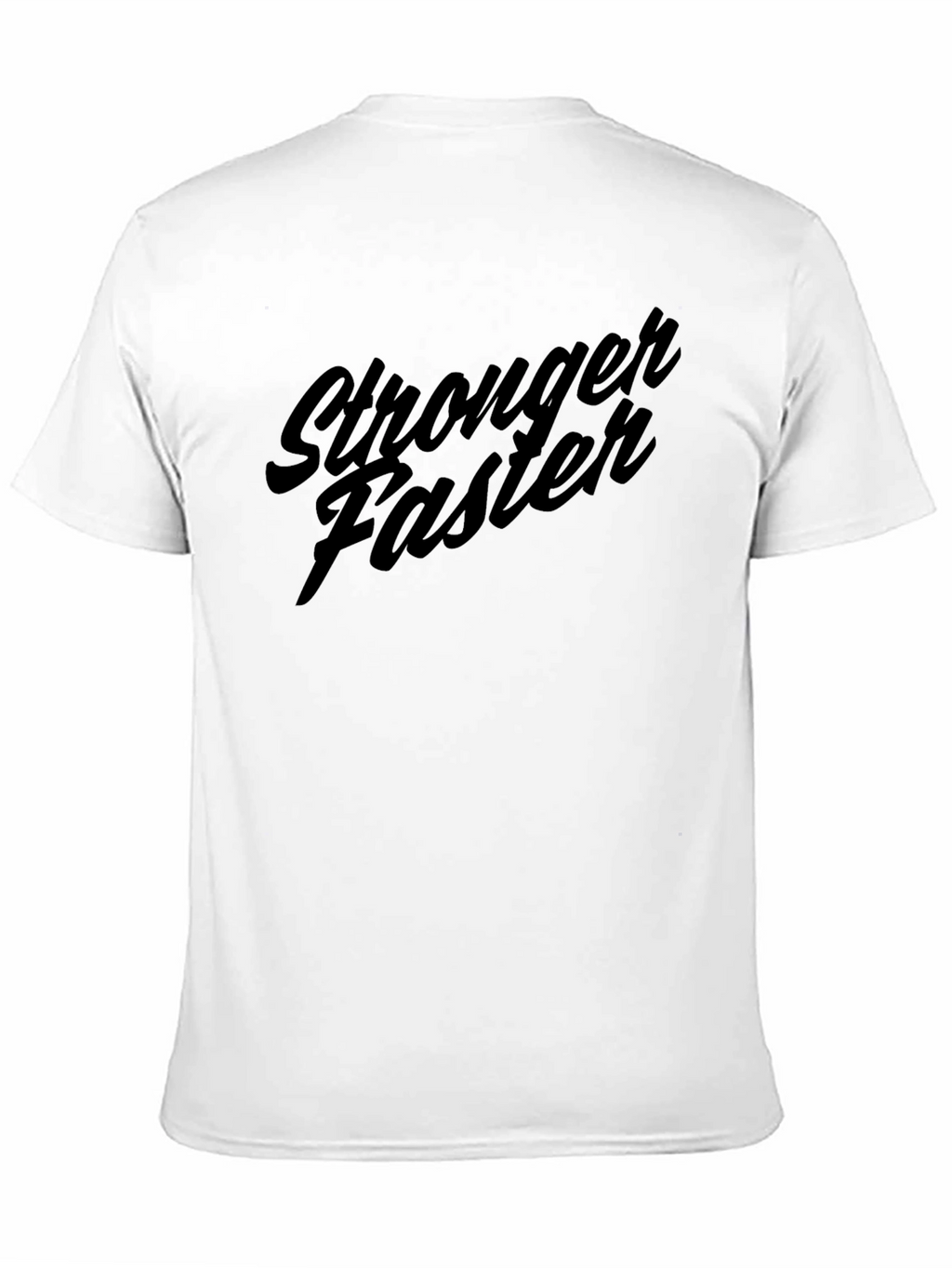 Stronger Faster Graphic Tee - Black