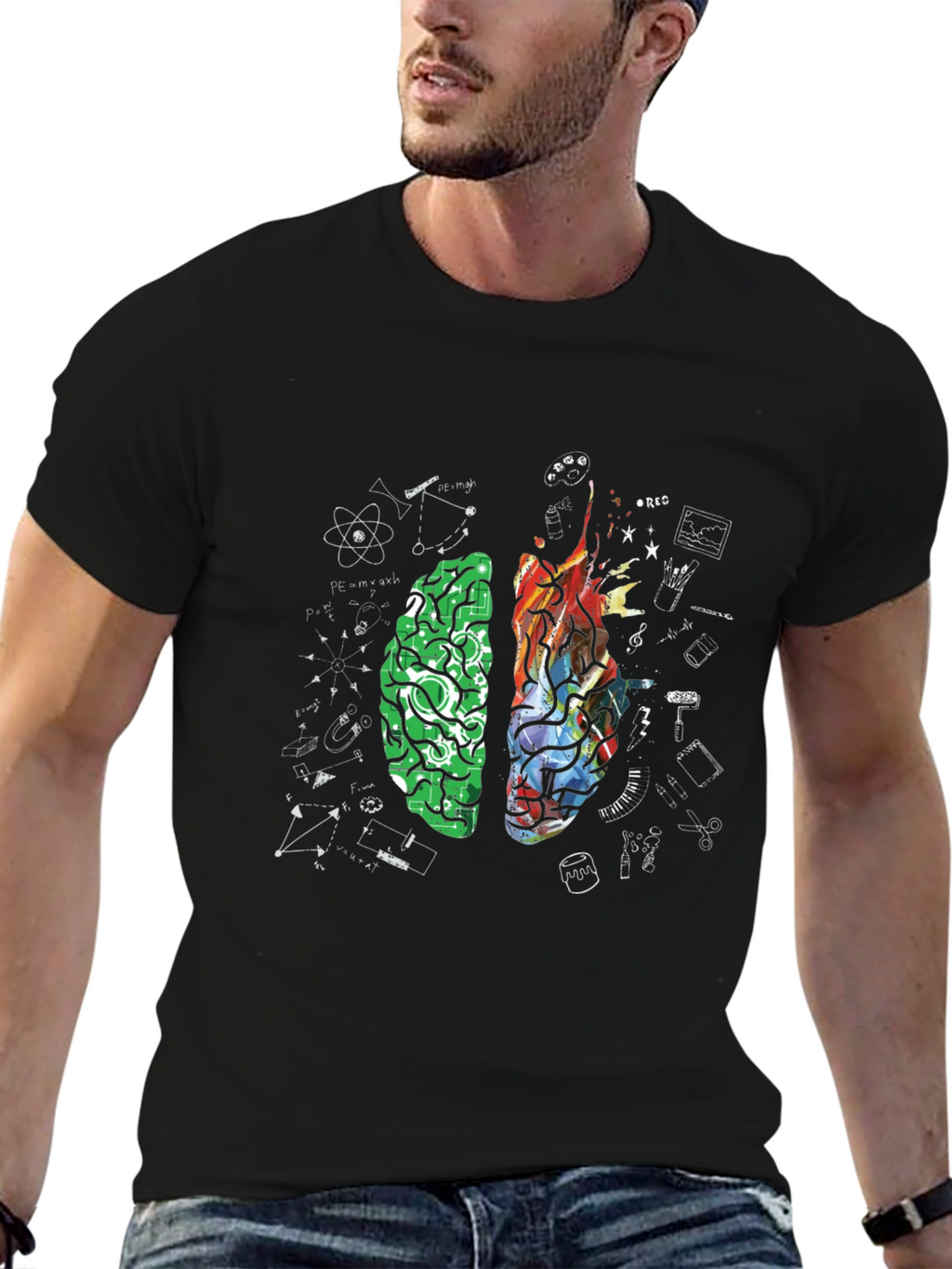 Dual Brain Function Graphic Tee