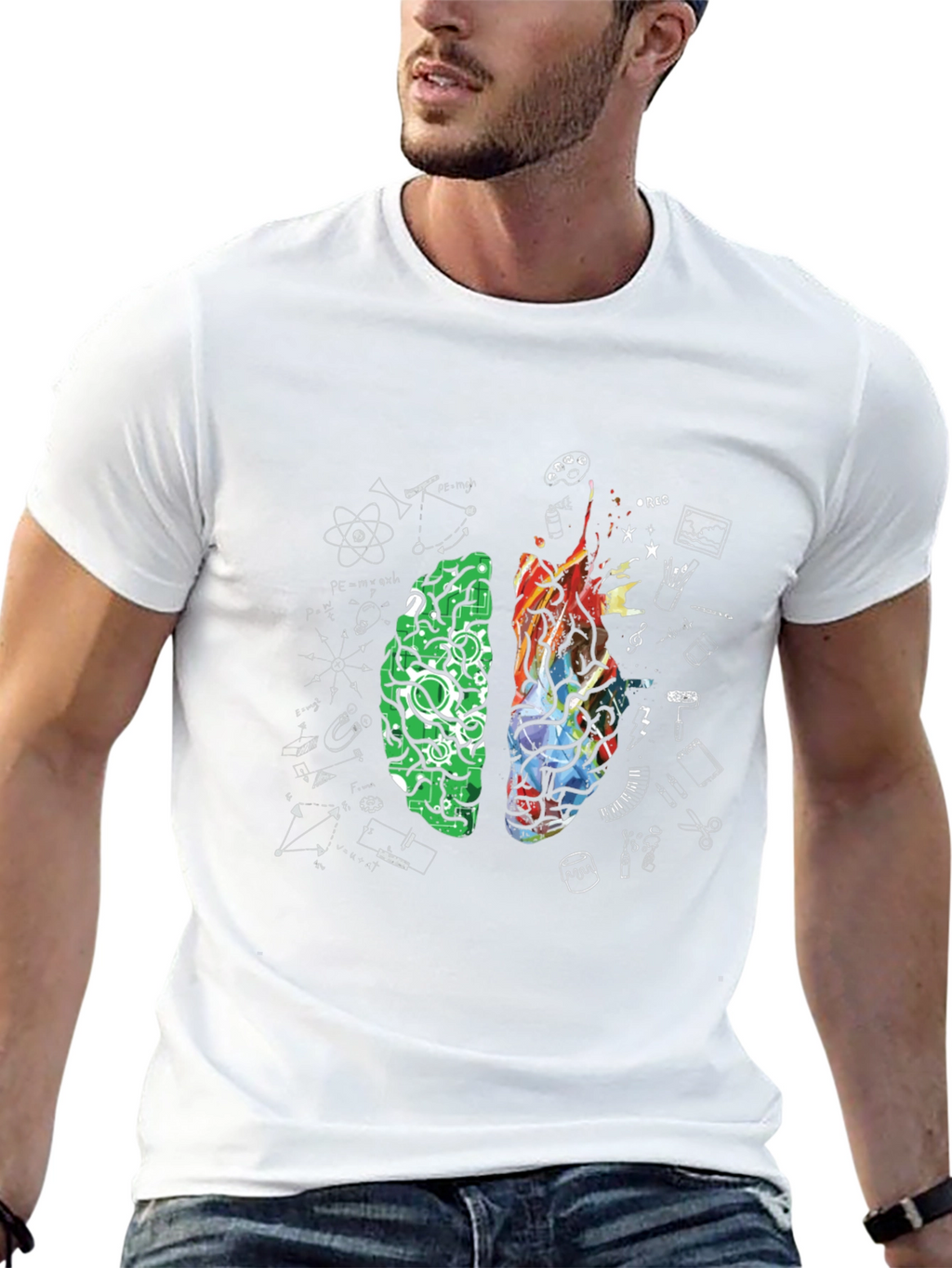 Dual Brain Function Graphic Tee