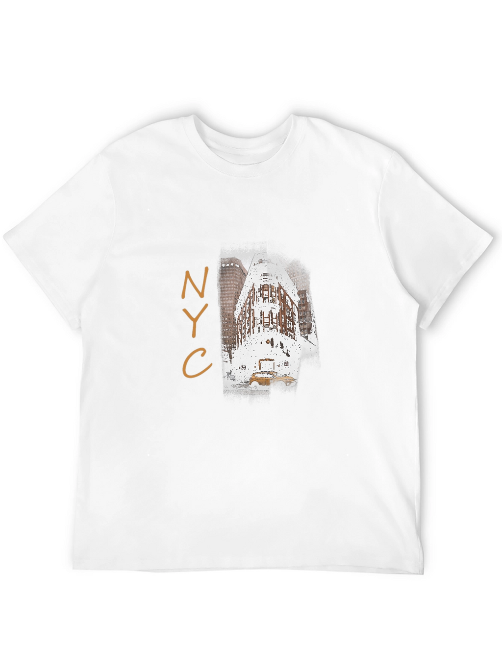 NYC Landmark T-Shirt - Mens Black Graphic Tee