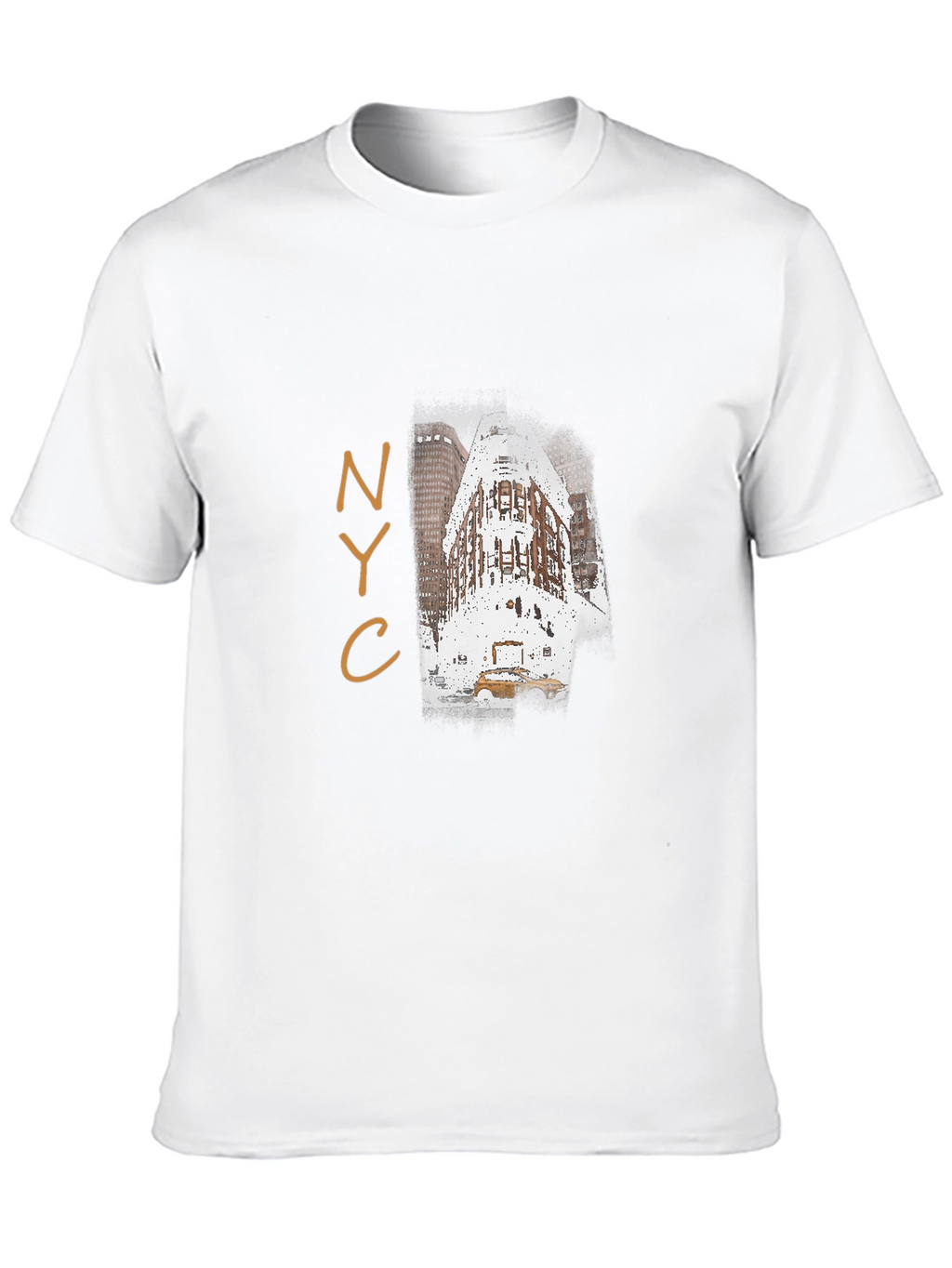 NYC Landmark T-Shirt - Mens Black Graphic Tee