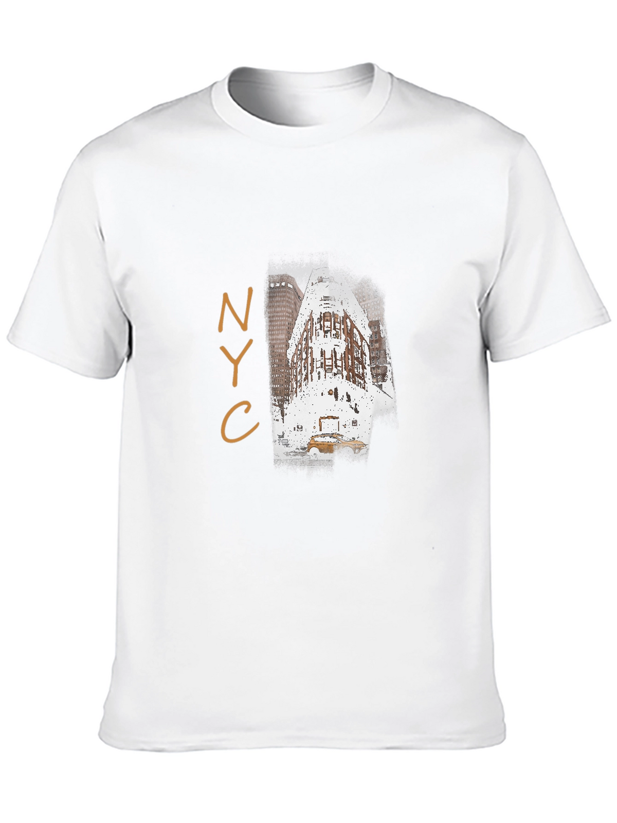 NYC Landmark T-Shirt - Mens Black Graphic Tee