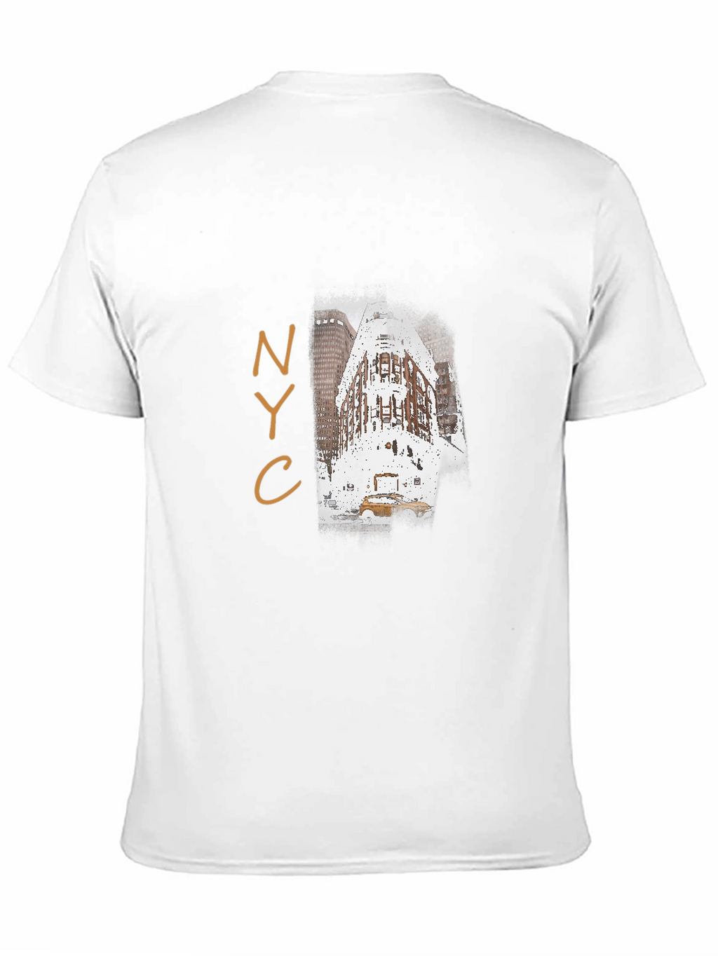 NYC Landmark T-Shirt - Mens Black Graphic Tee