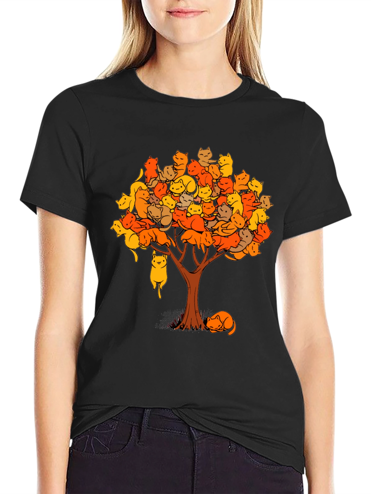 Cat Tree T-Shirt: Funny Cat Lover Tee