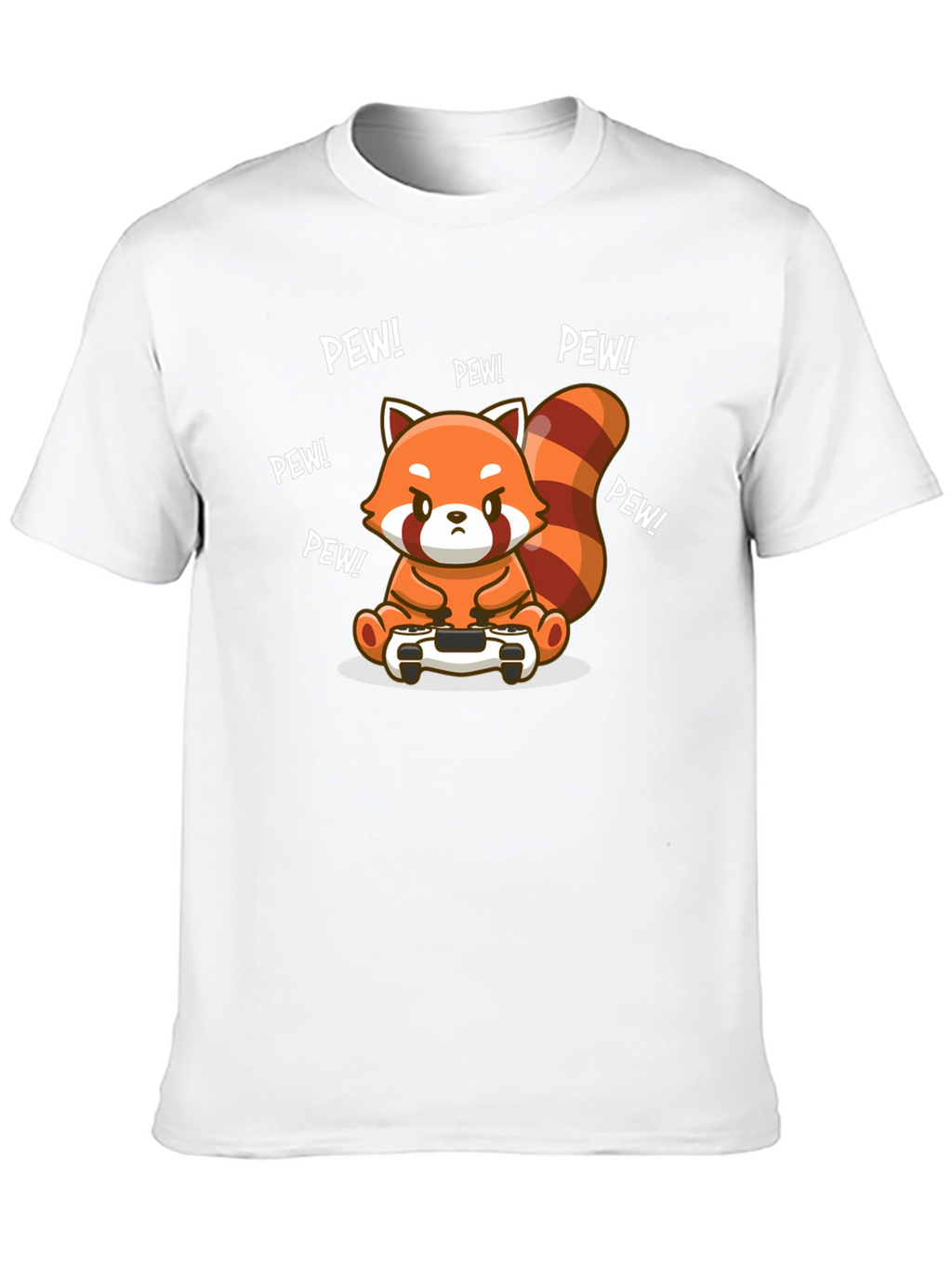 Gamer Red Panda T-Shirt - Pew Pew!
