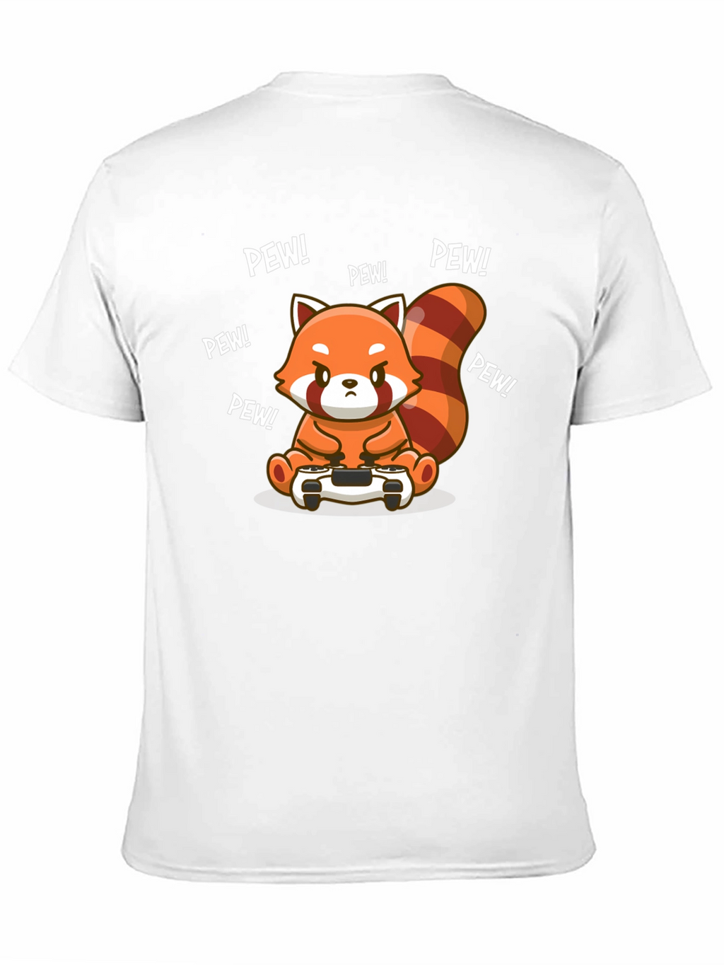 Gamer Red Panda T-Shirt - Pew Pew!