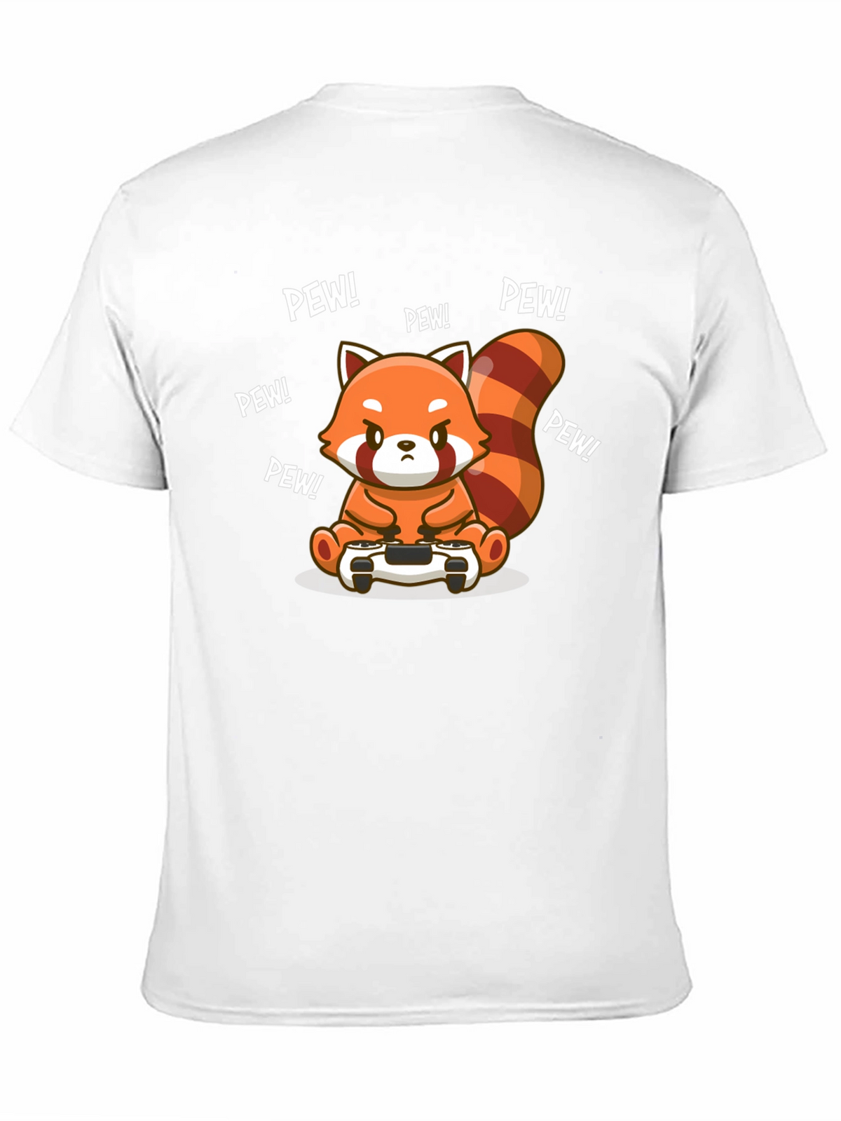 Gamer Red Panda T-Shirt - Pew Pew!