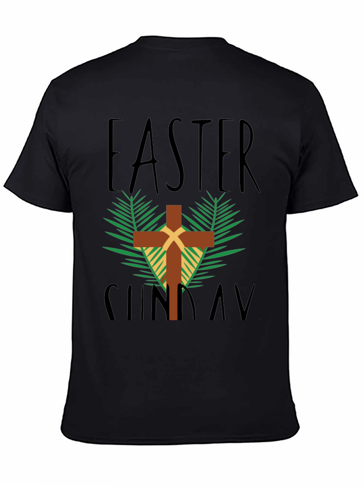 Easter Sunday Cross Graphic T-Shirt