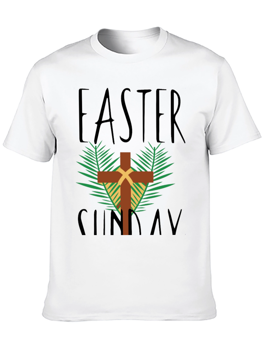 Easter Sunday Cross Graphic T-Shirt