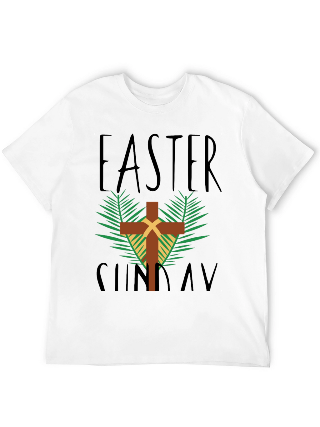 Easter Sunday Cross Graphic T-Shirt