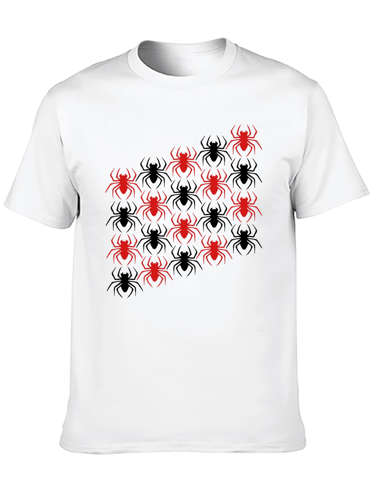 Spider Graphic T-Shirt - Red & Black Design