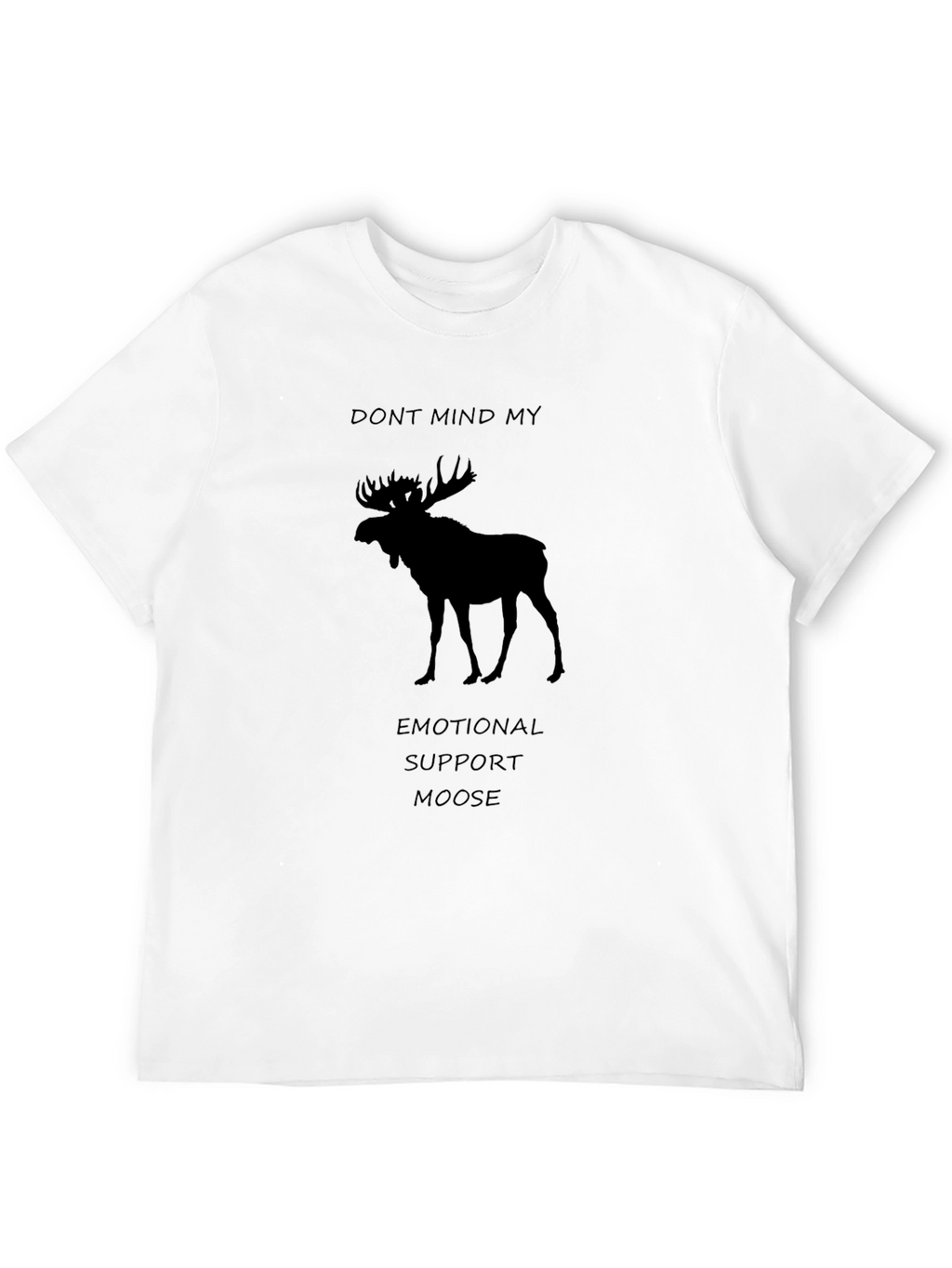 Emotional Support Moose Graphic T-Shirt