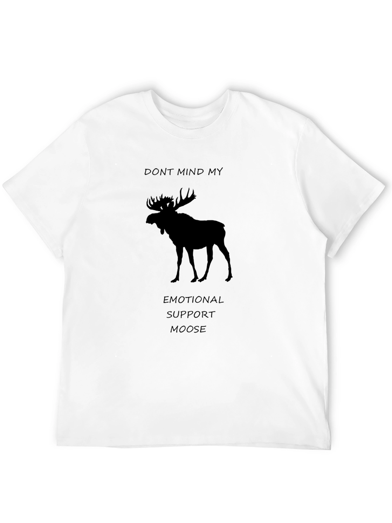 Emotional Support Moose Graphic T-Shirt