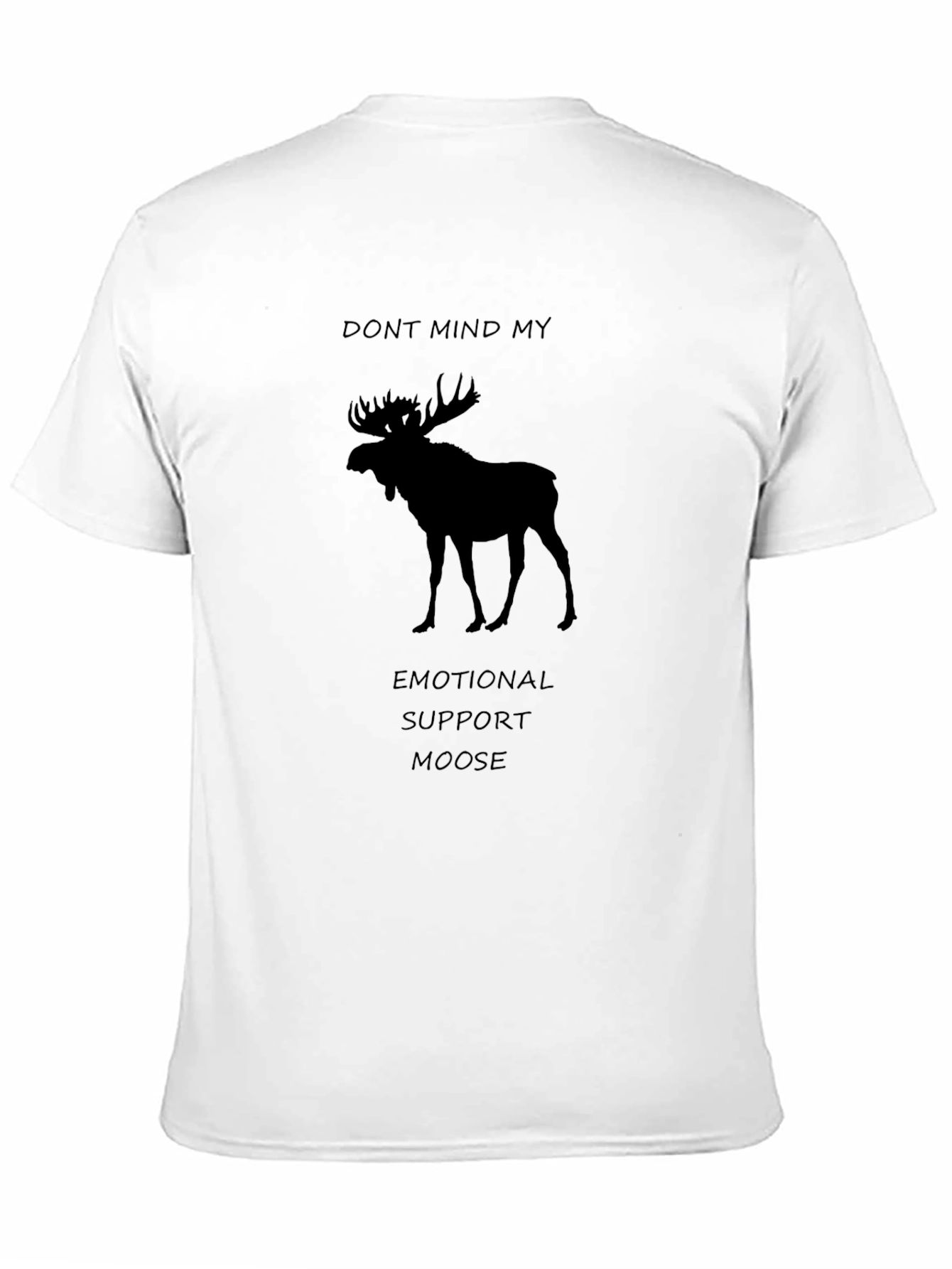 Emotional Support Moose Graphic T-Shirt
