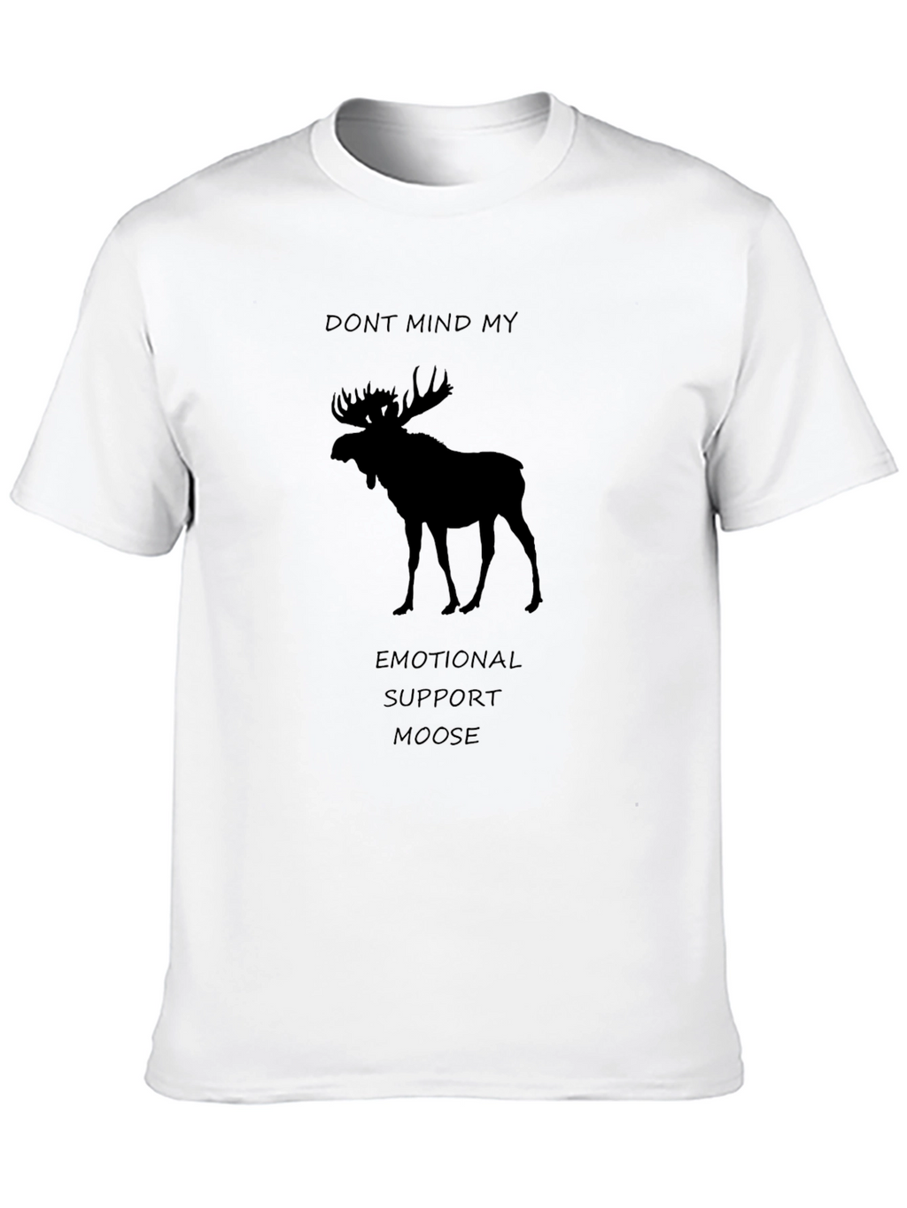 Emotional Support Moose Graphic T-Shirt