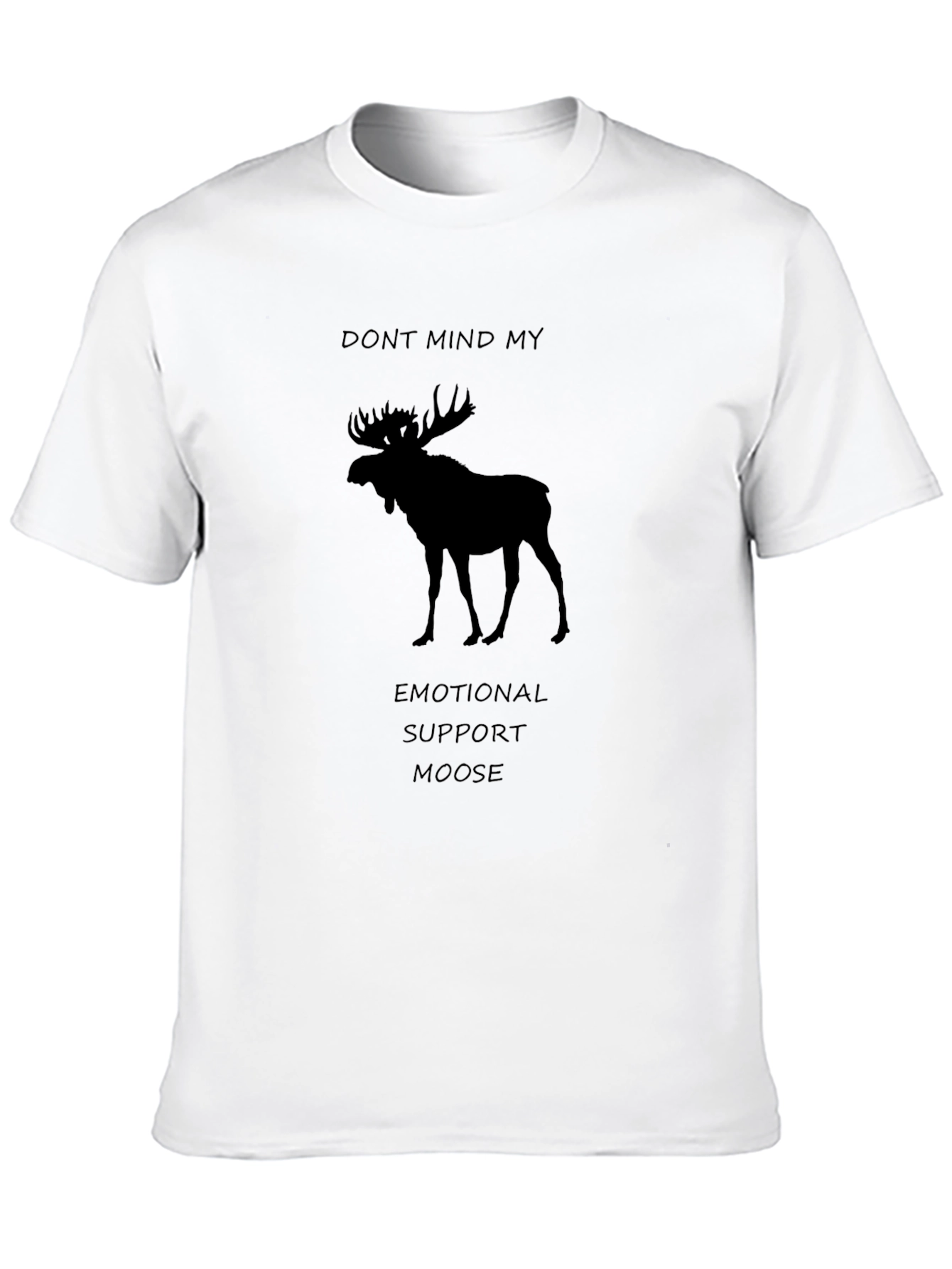 Emotional Support Moose Graphic T-Shirt