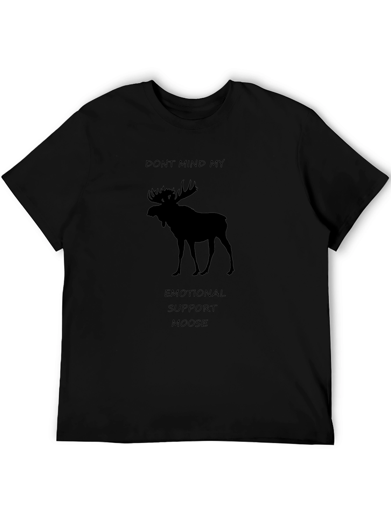 Emotional Support Moose Graphic T-Shirt
