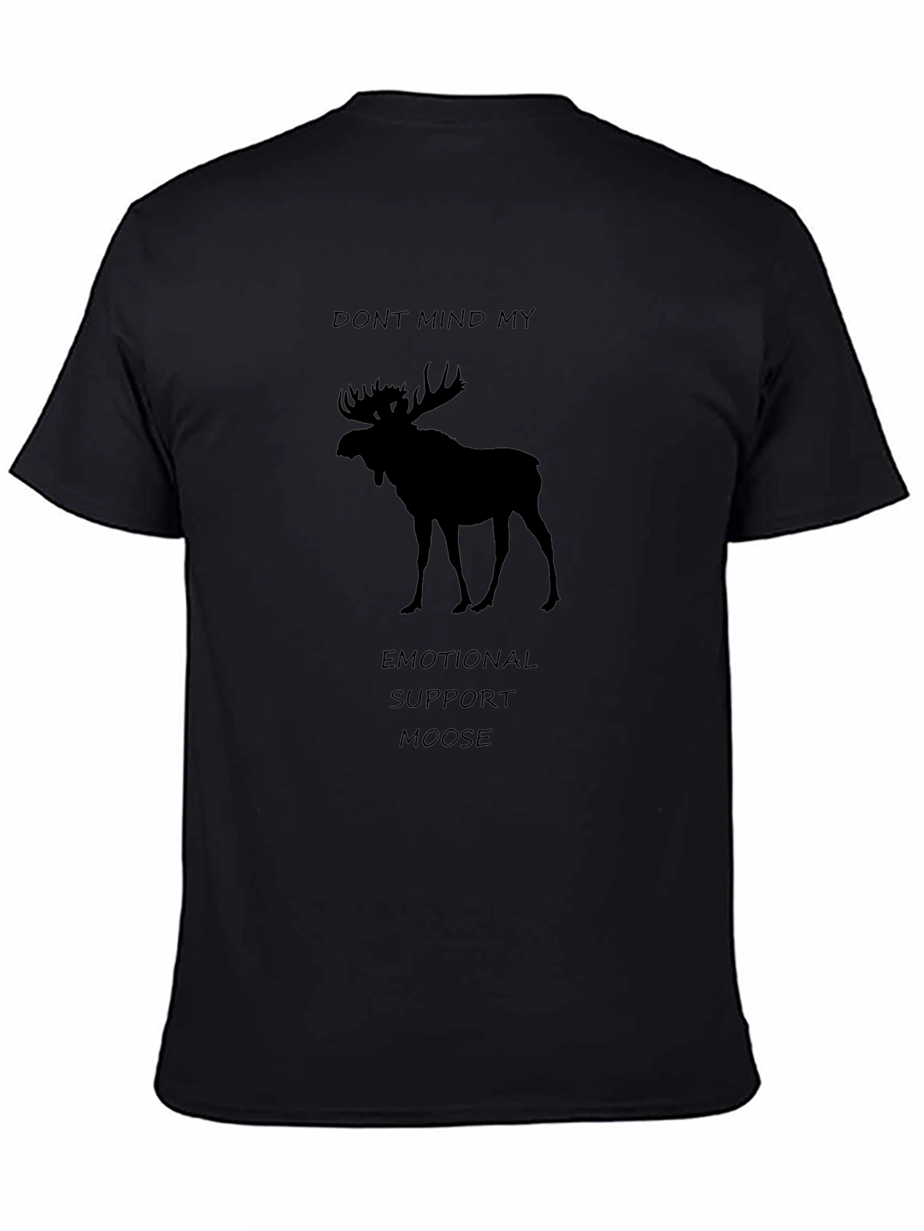 Emotional Support Moose Graphic T-Shirt