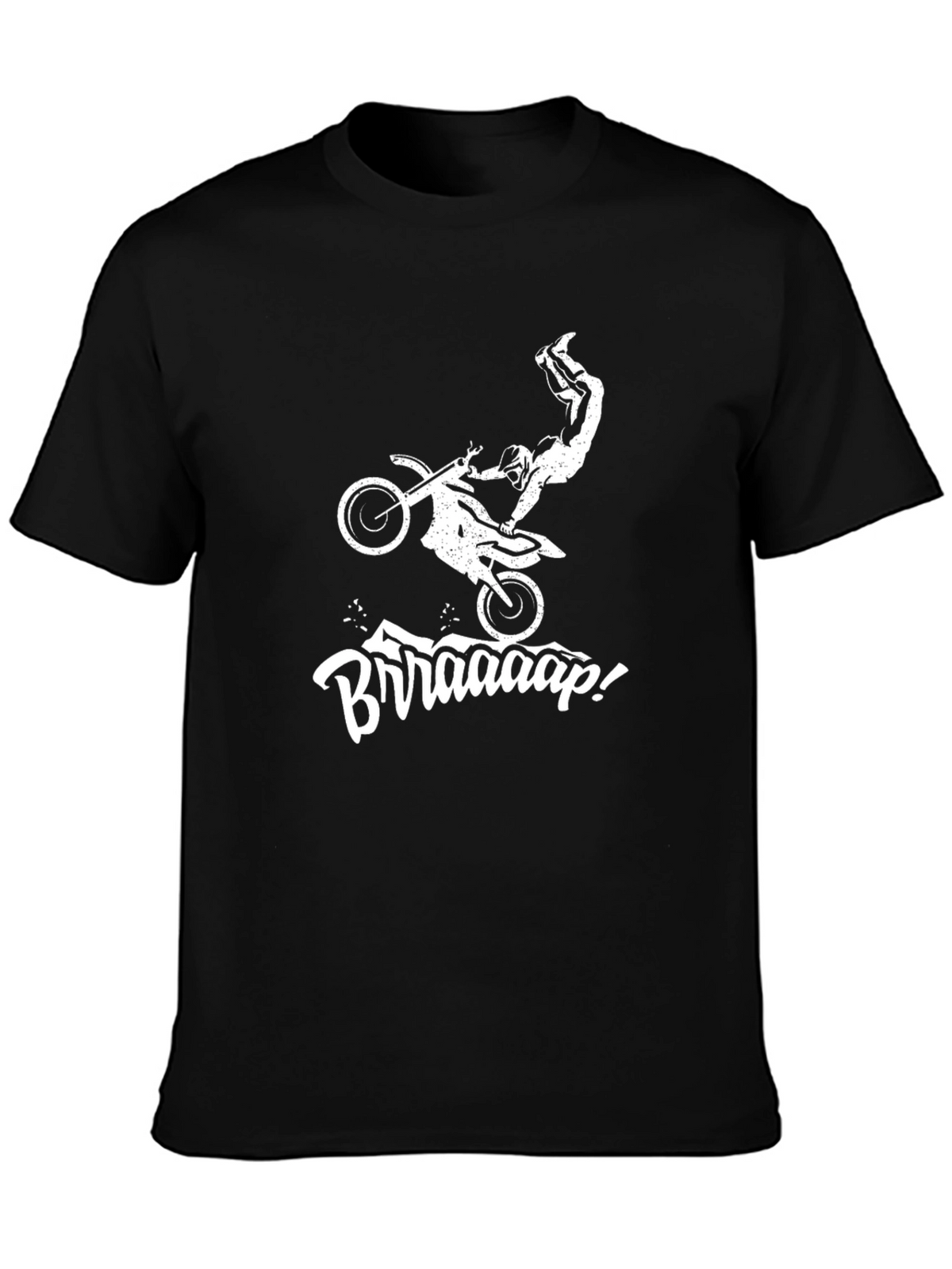 Motocross Stunt T-Shirt - Brraaap! Graphic Tee