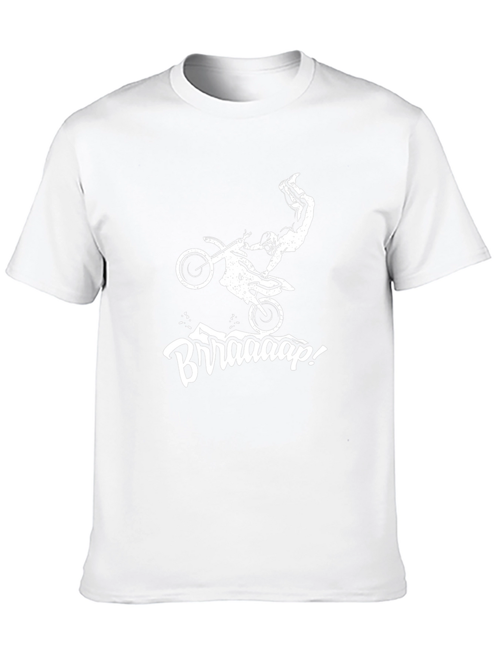 Motocross Stunt T-Shirt - Brraaap! Graphic Tee