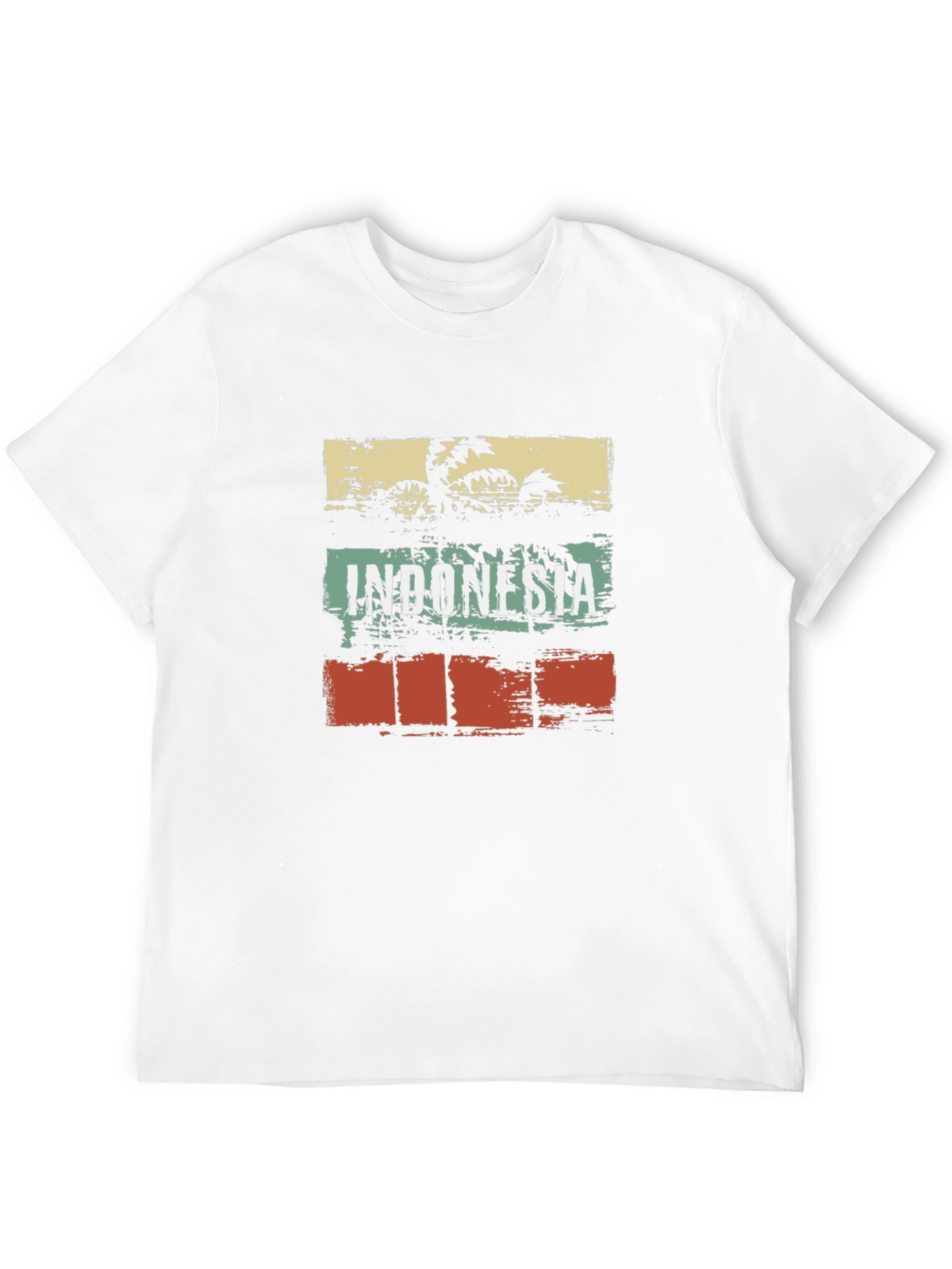 Indonesia Retro Palm Tree T-Shirt