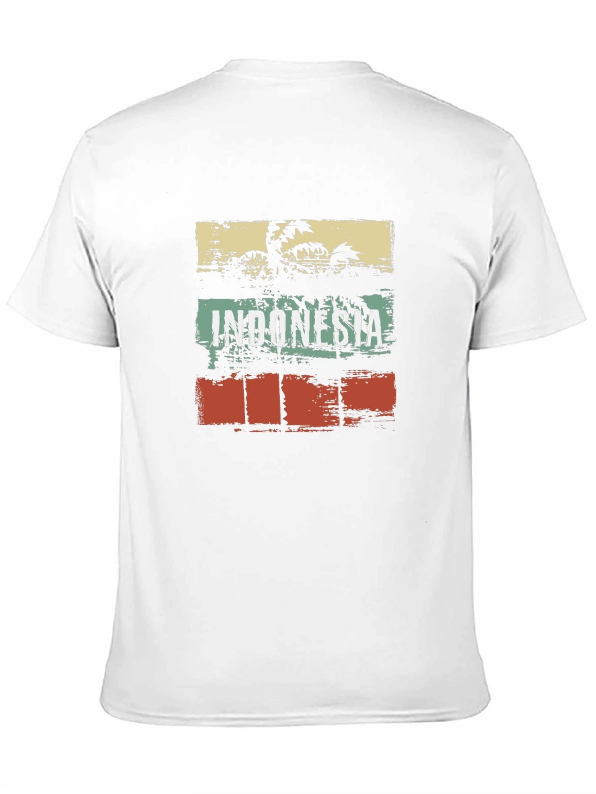 Indonesia Retro Palm Tree T-Shirt