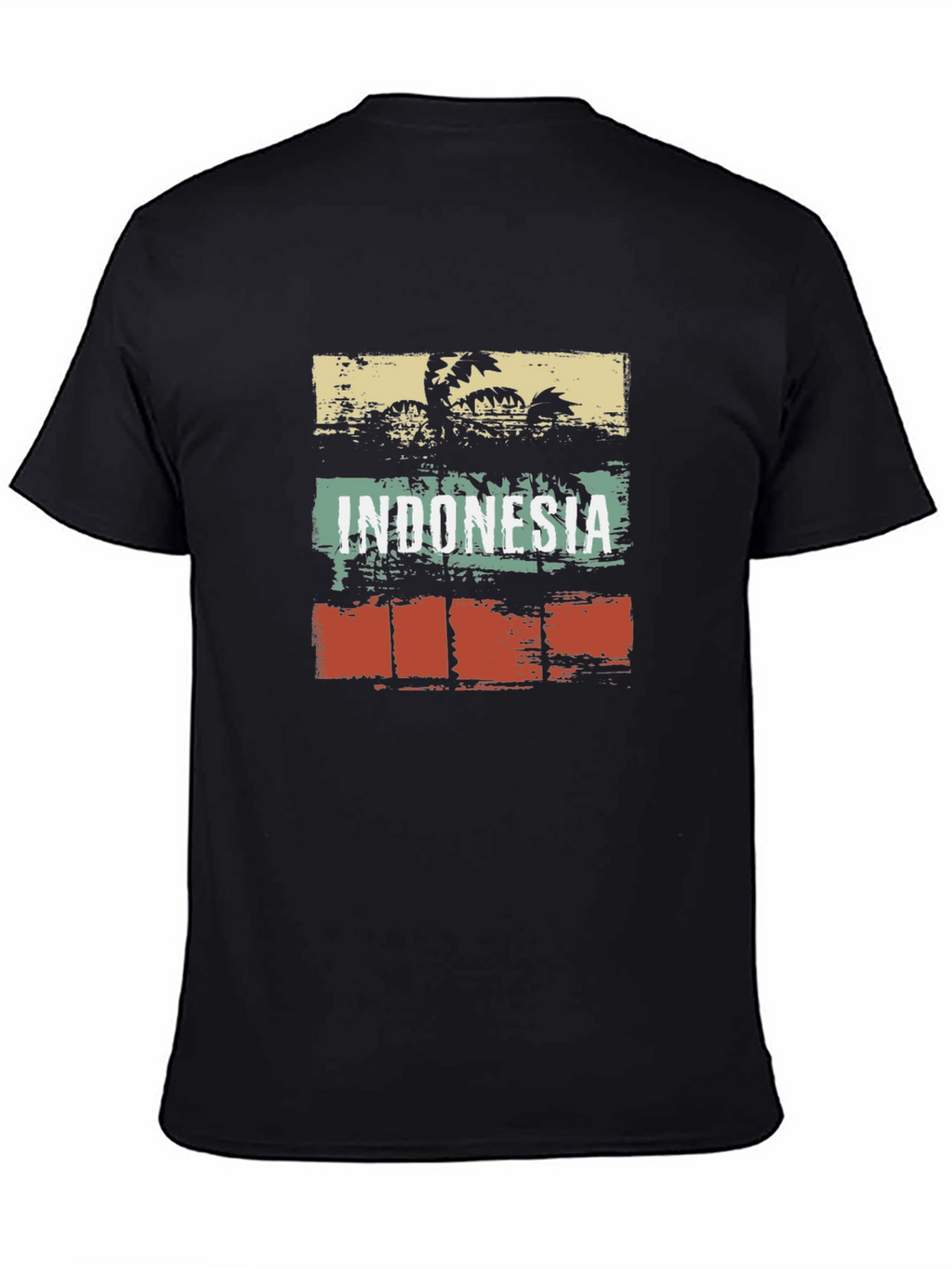 Indonesia Retro Palm Tree T-Shirt